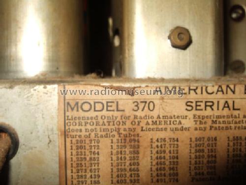 370S Vibro-Power ; United American (ID = 1219878) Radio