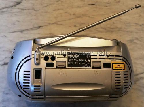 CD Player Stereo Radio Cassette Recorder RCD 3352; United Consumer (ID = 2340105) Radio