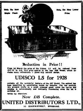 L5 for 1928 ; United Distributors (ID = 2662042) Radio
