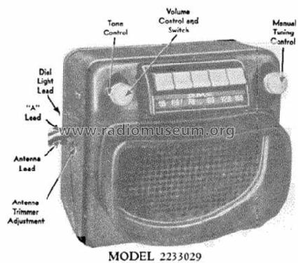 2233029 GMC Truck Radio ; United Motors (ID = 367422) Car Radio