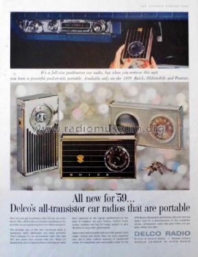 Buick Transistor Portable 7273524; United Motors (ID = 2377108) Radio