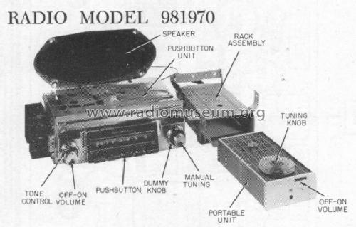 Buick Car Radio 981970; United Motors (ID = 262188) Radio