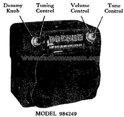 984249 Pontiac; United Motors (ID = 311922) Car Radio