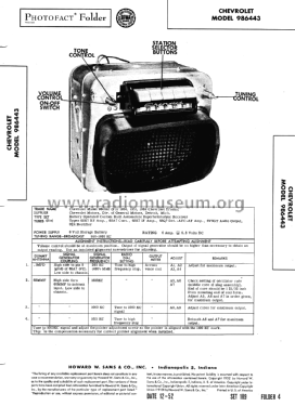 986443 Chevrolet Trucks; United Motors (ID = 3125950) Car Radio