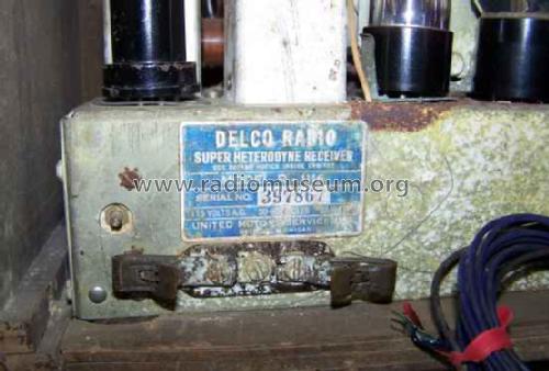 Delco R1116; United Motors (ID = 368529) Radio