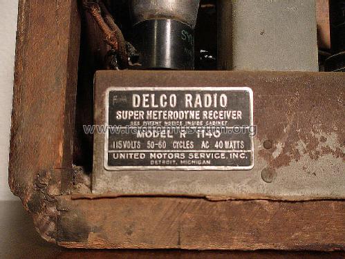 Delco R1140; United Motors (ID = 1235995) Radio