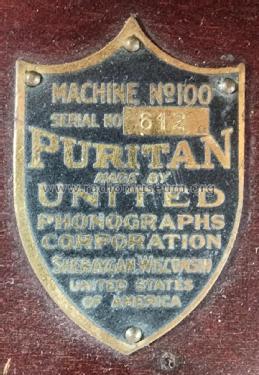 Puritan Machine No. 100; United Phonographs (ID = 3124280) TalkingM