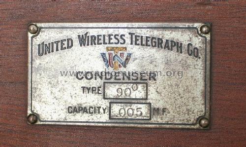 Variable Condenser 90º / .005MF; United Wireless (ID = 1961289) Radio part