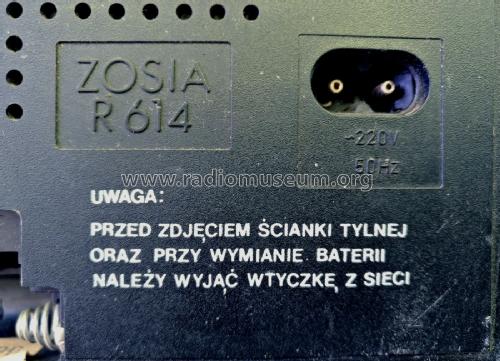 Zosia R-614; Unitra ELTRA; (ID = 2032618) Radio