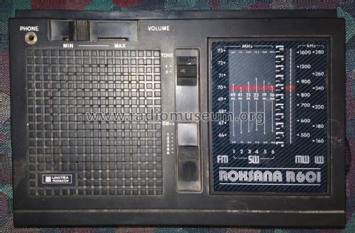 Roksana R 601; Unitra-Rzeszów, (ID = 1709520) Radio