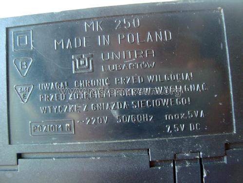 MK250; Unitra WZT, (ID = 1195307) R-Player