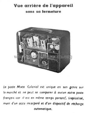 Colonial Tropicalisé Mixte ; Univers, Société (ID = 2168295) Radio
