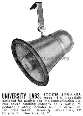 Booster Speaker IB8; University (ID = 1131873) Speaker-P