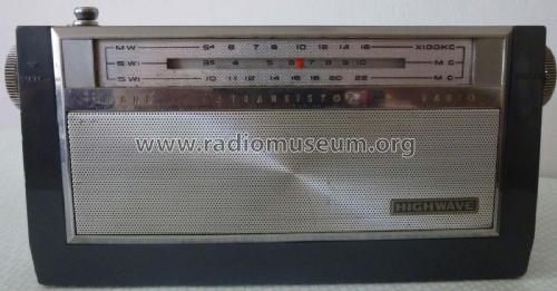 Highwave 3 Band 8 Transistor Radio ; Unknown - CUSTOM (ID = 2022184) Radio