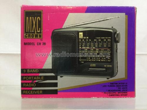 MXC Crown 9 Band Radio Receiver CR-28 ; Unknown - CUSTOM (ID = 2302474) Radio