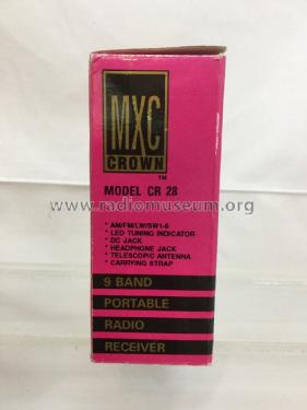 MXC Crown 9 Band Radio Receiver CR-28 ; Unknown - CUSTOM (ID = 2302475) Radio