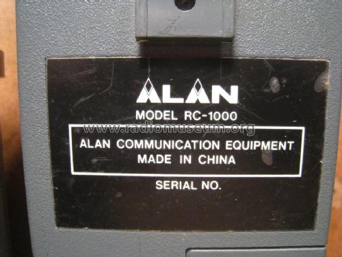 Alan Compact FM Transceiver RC-1000; Unknown - CUSTOM (ID = 2010472) Commercial TRX
