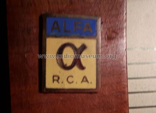 Alfa α R.C.A. ; Unknown - CUSTOM (ID = 2608033) Radio