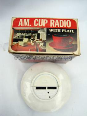 AM Cup Radio with Plate 128 British design Reg. No. 985361; Unknown - CUSTOM (ID = 1009968) Radio