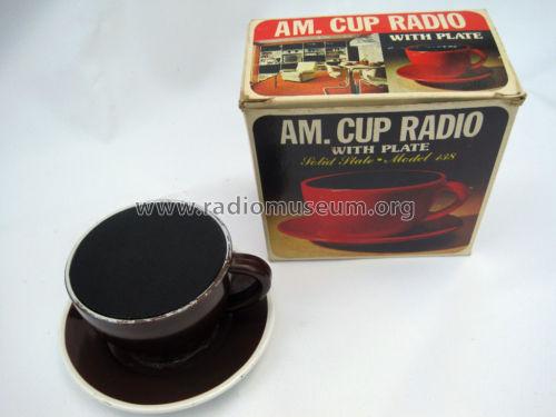 AM Cup Radio with Plate 128 British design Reg. No. 985361; Unknown - CUSTOM (ID = 1009969) Radio