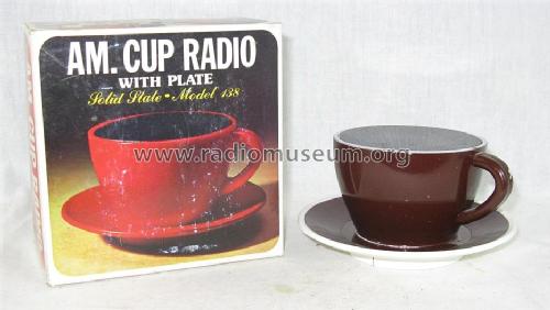 AM Cup Radio with Plate 128 British design Reg. No. 985361; Unknown - CUSTOM (ID = 1412359) Radio