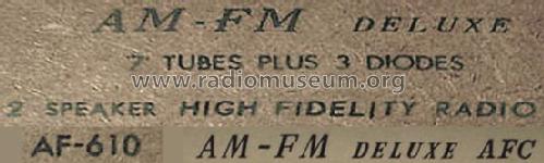 La Traviata AM-FM Deluxe AFC AF-610; Unknown - CUSTOM (ID = 654438) Radio