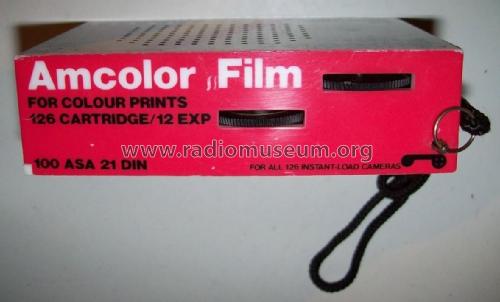Amcolor Film - For Colour Prints - 126/12 EXP 100 ASA 21 DIN; Unknown - CUSTOM (ID = 1756132) Radio