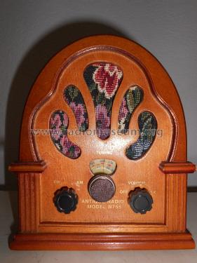 Antique Radio N755; Unknown - CUSTOM (ID = 2246995) Radio
