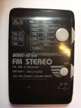 Solar Powered AM/FM Stereo Radio AS-338; Unknown to us - (ID = 1494492) Radio