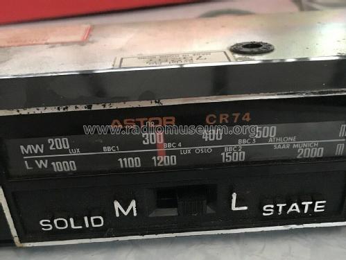 Astor Solid State CR74; Unknown - CUSTOM (ID = 2864357) Car Radio