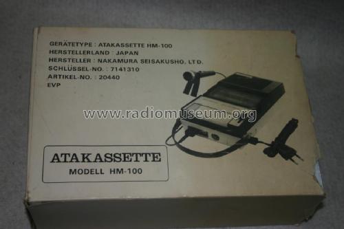 Atakassette HM-100; Unknown - CUSTOM (ID = 1904647) Enrég.-R