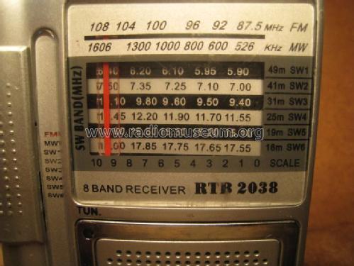 AM/FM/SW Receiver RTB2038; Audiola brand - see (ID = 1662053) Radio