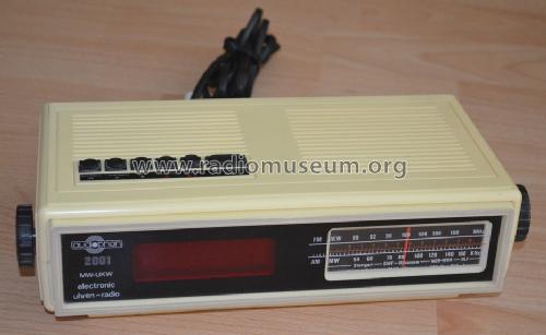 Audiphon MW-UKW electronic uhren-radio 2001; Unknown - CUSTOM (ID = 1704603) Radio