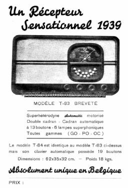 Automatic T-84; Unknown - CUSTOM (ID = 1533711) Radio