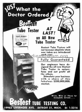Tube Tester ; BesTest Tube Testing (ID = 2683867) Equipment