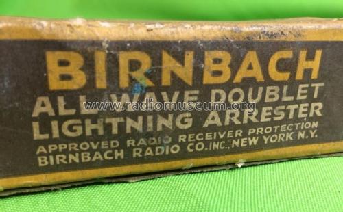 All Wave Doublet Lightning Arrester 2650; Birnbach Radio Co. (ID = 1762058) Altri tipi