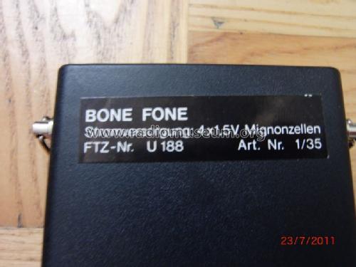 Bone Fone ; TEC Dieter Beer; (ID = 1030408) Radio