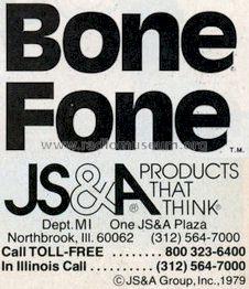 Bone Fone ; TEC Dieter Beer; (ID = 493617) Radio