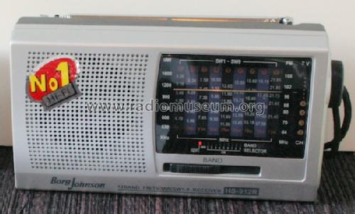 Borg Johnson - 12 Band FM/TV/MW/SW1-9 Receiver - No1 Hi-Fi HS-912R; Unknown - CUSTOM (ID = 1711072) Radio