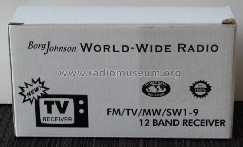 Borg Johnson - 12 Band FM/TV/MW/SW1-9 Receiver - No1 Hi-Fi HS-912R; Unknown - CUSTOM (ID = 1711074) Radio