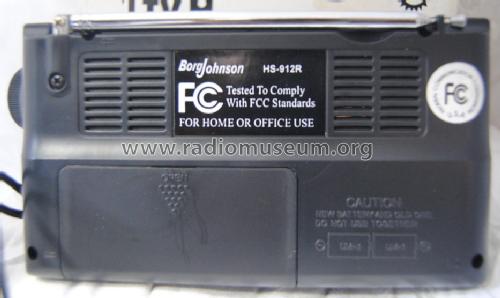 Borg Johnson - 12 Band FM/TV/MW/SW1-9 Receiver - No1 Hi-Fi HS-912R; Unknown - CUSTOM (ID = 1711305) Radio