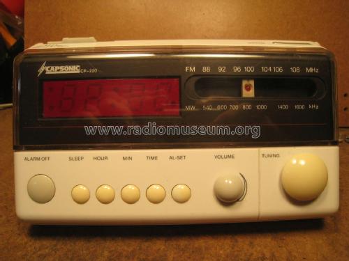 Capsonic AM/FM Radio Sveglia CP-220; Unknown - CUSTOM (ID = 1942368) Radio
