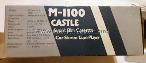 Castle Car Stereo Compact Cassette Player M-1100; Koyo Denki Co. Ltd.; (ID = 2398683) R-Player