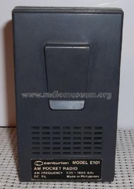 Centurion - AM Deluxe Pocket Radio E101; Centurion (ID = 1707261) Radio