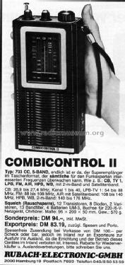 Combicontrol II 733 CC; Unknown - CUSTOM (ID = 485808) Radio