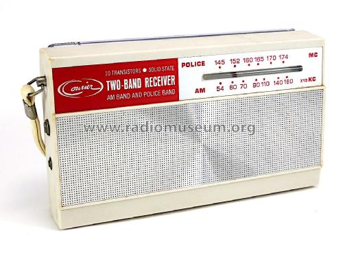 Courier 10 Transistor Solid State Two-Band Receiver COP-10 ; Yashima Electric (ID = 2680008) Radio
