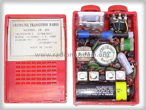 Crestline Transistor Six 6T-270; Crestline Canton-Son (ID = 506285) Radio