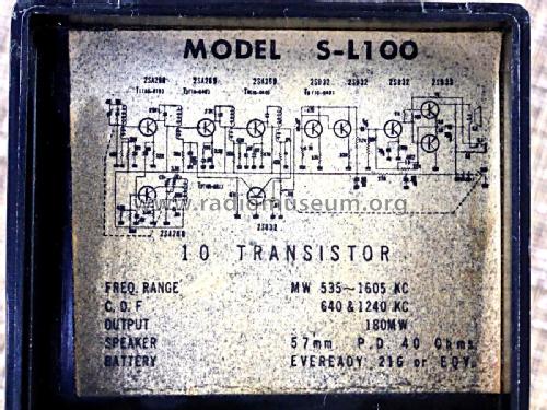 10 Transistor S-L100; Montclair Custom; (ID = 2222002) Radio