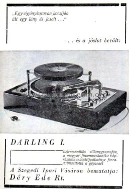 Darling I.; Déry Ede Varrógép, (ID = 2228806) R-Player