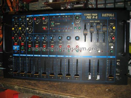 Davoli Stereo Mixer Pre Pre A-8; Krundaal Davoli; (ID = 1856267) Ampl/Mixer